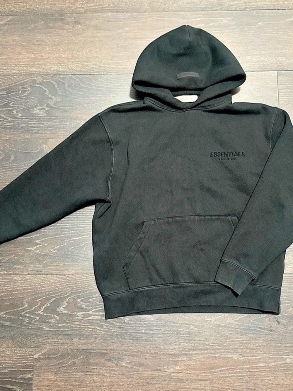 Fear of God Essentials Pullover Hoodie Pullover Hoodie in Black Size M